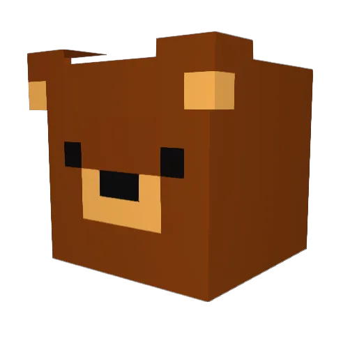 tg4dd Minecraft avatar head, 3D render
