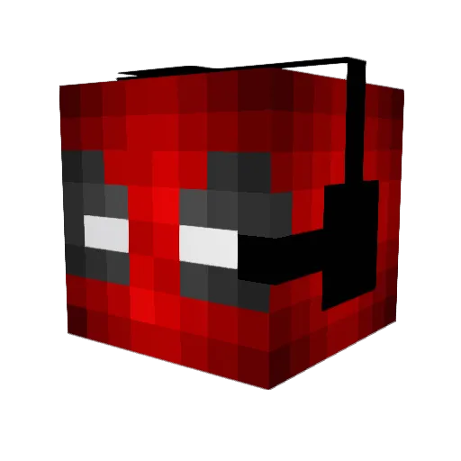 tgalanakis Minecraft avatar head, 3D render
