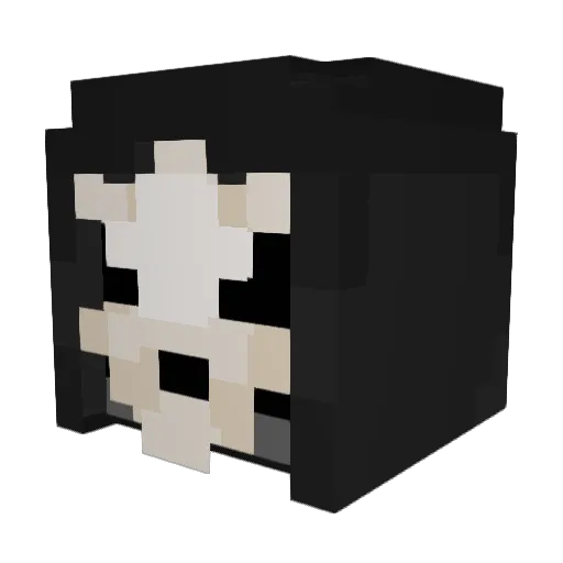 tgboi Minecraft avatar head, 3D render