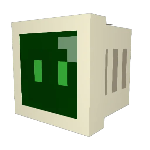 tgfr5489 Minecraft avatar head, 3D render