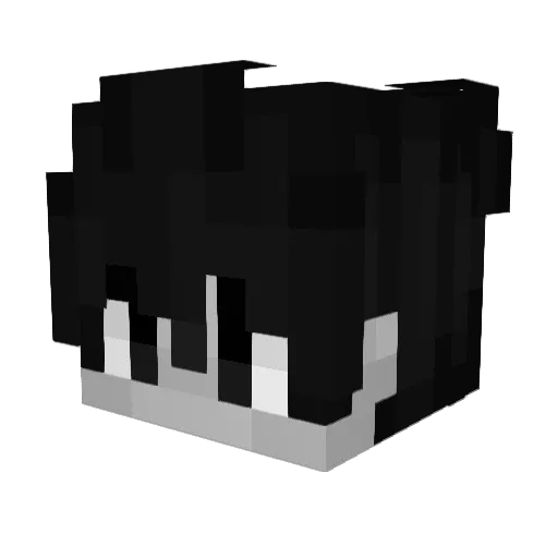 tghyj Minecraft avatar head, 3D render