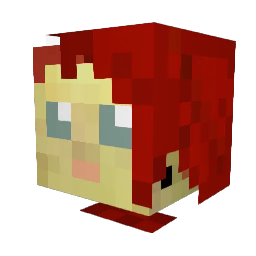 tgifriday13th Minecraft avatar head, 3D render