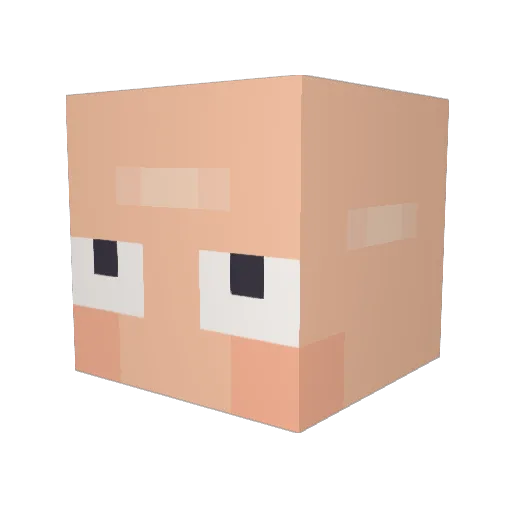 th0masz Minecraft avatar head, 3D render