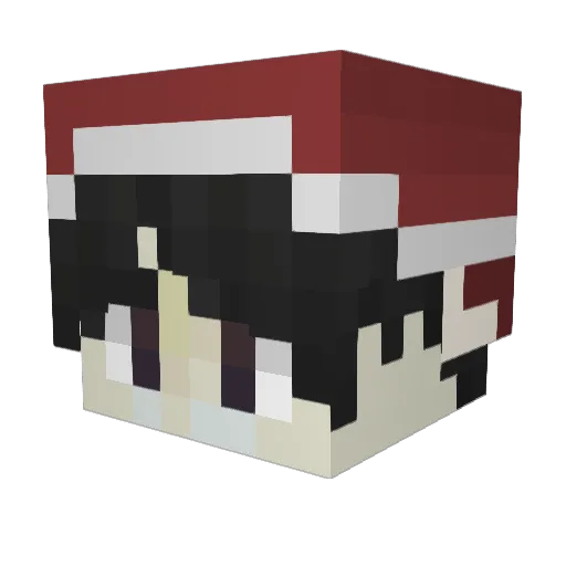 th1ull Minecraft avatar head, 3D render