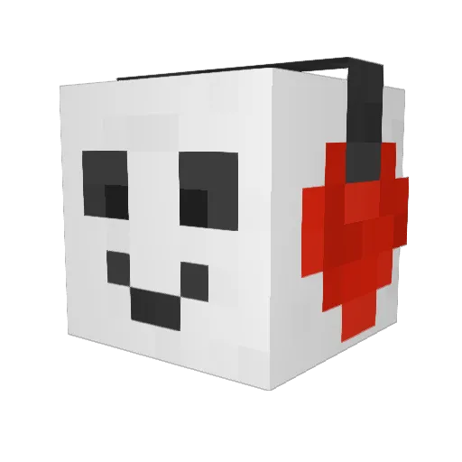 th304293 Minecraft avatar head, 3D render