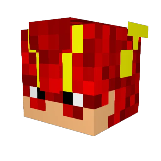 th3judge Minecraft avatar head, 3D render