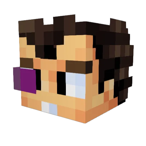 th3k1ll3r97 Minecraft avatar head, 3D render