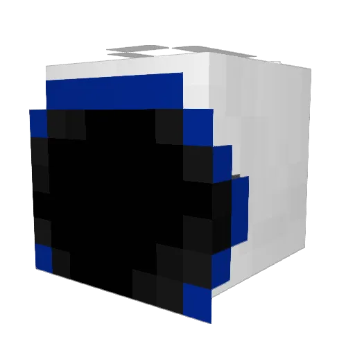 th3rocket Minecraft avatar head, 3D render