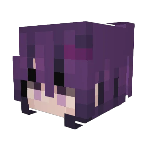 th3rq Minecraft avatar head, 3D render