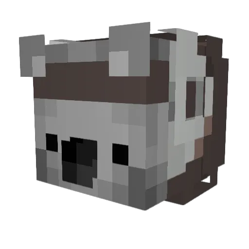 th3thed Minecraft avatar head, 3D render