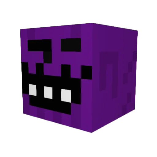 th4n0 Minecraft avatar head, 3D render