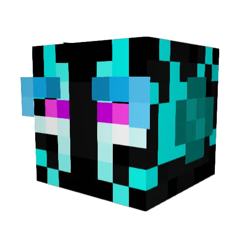 thEpiCrafter101 Minecraft avatar head, 3D render