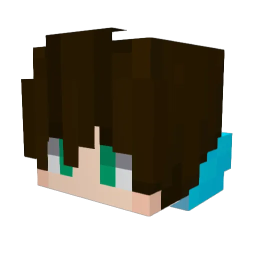 thJohn Minecraft avatar head, 3D render