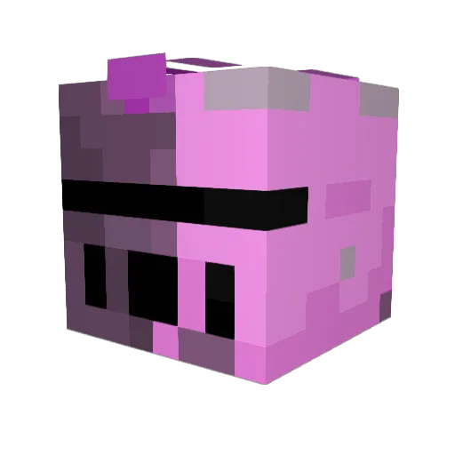 thaAlly Minecraft avatar head, 3D render