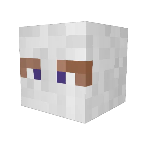 thaKings1 Minecraft avatar head, 3D render
