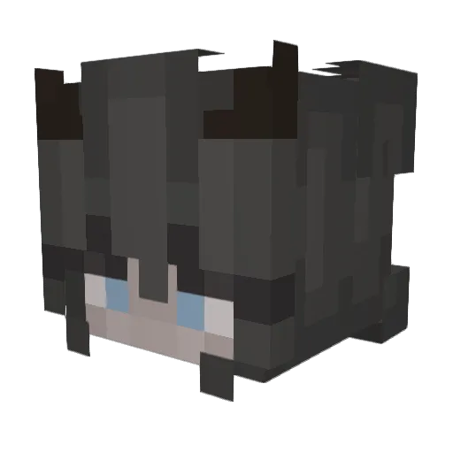 tha_queen Minecraft avatar head, 3D render