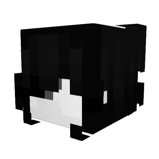 thab1t Minecraft avatar head, 3D render