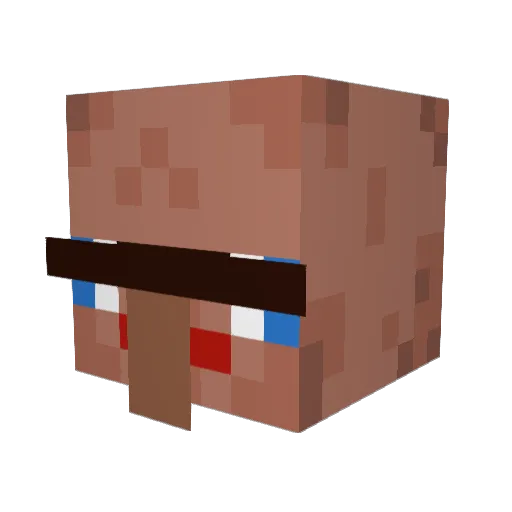 thabakko_09 Minecraft avatar head, 3D render