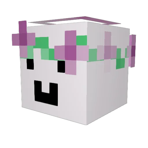 thadios Minecraft avatar head, 3D render