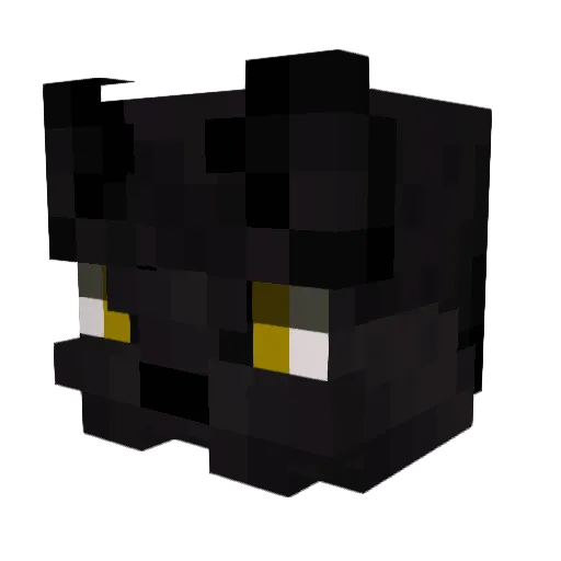 thailande Minecraft avatar head, 3D render
