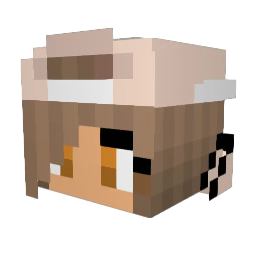 thami_ferrara Minecraft avatar head, 3D render
