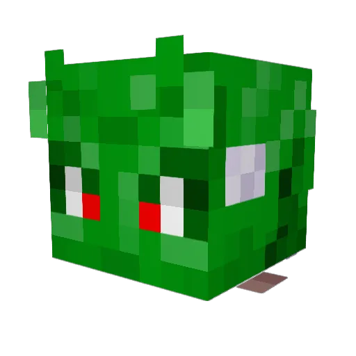 thanatos6613 Minecraft avatar head, 3D render