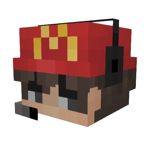 thanhs Minecraft avatar head, 3D render