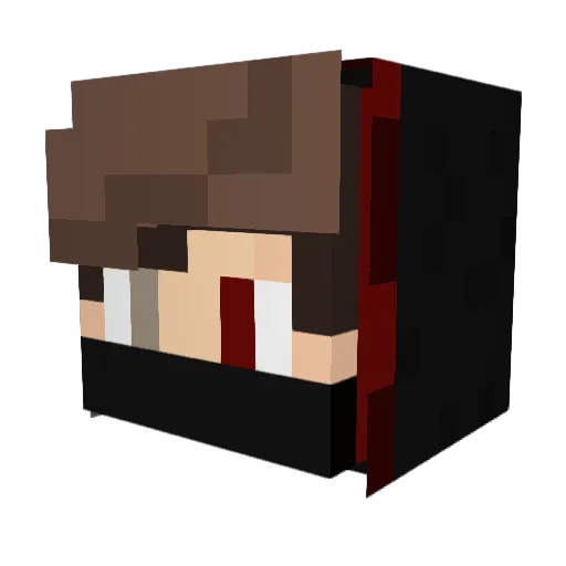 thanos_gzs Minecraft avatar head, 3D render