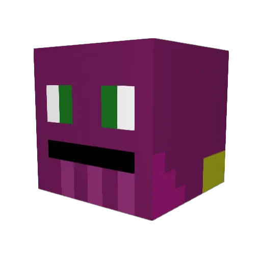 thanosdestroyer Minecraft avatar head, 3D render