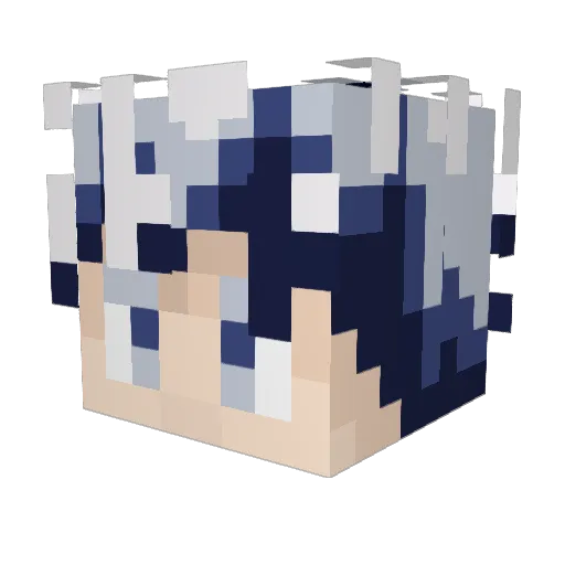 thapunisher Minecraft avatar head, 3D render