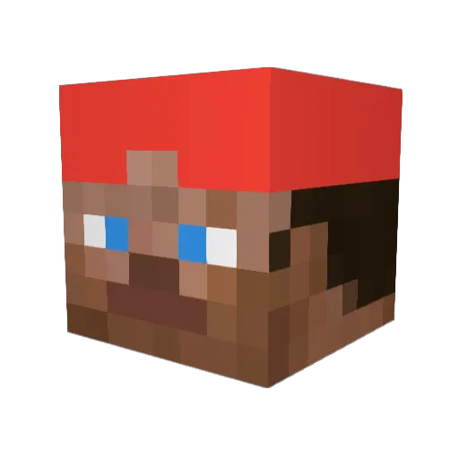 tharig327 Minecraft avatar head, 3D render