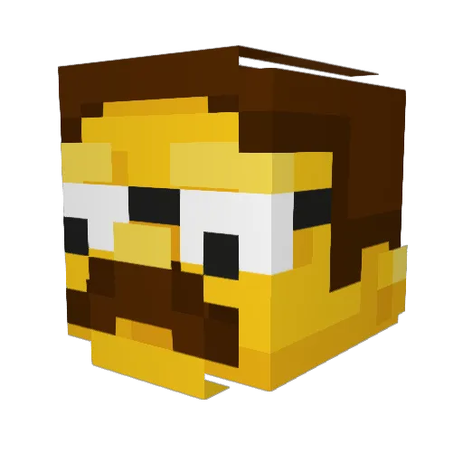 tharris358 Minecraft avatar head, 3D render