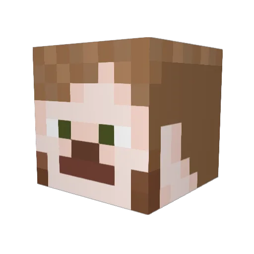 that1hunter Minecraft avatar head, 3D render
