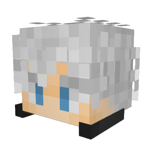 thatCadimus Minecraft avatar head, 3D render