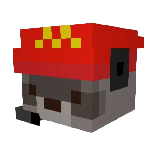 thatSistaFista Minecraft avatar head, 3D render