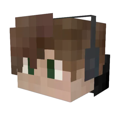 that_andrew_guy Minecraft avatar head, 3D render