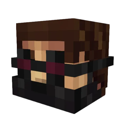 that_bosnak Minecraft avatar head, 3D render