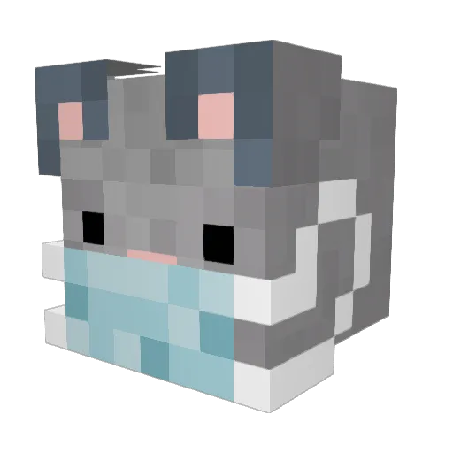 that_mf_rat Minecraft avatar head, 3D render