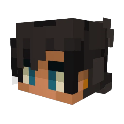 that_rand0m_myct Minecraft avatar head, 3D render