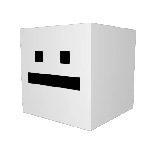that_tv_guy Minecraft avatar head, 3D render