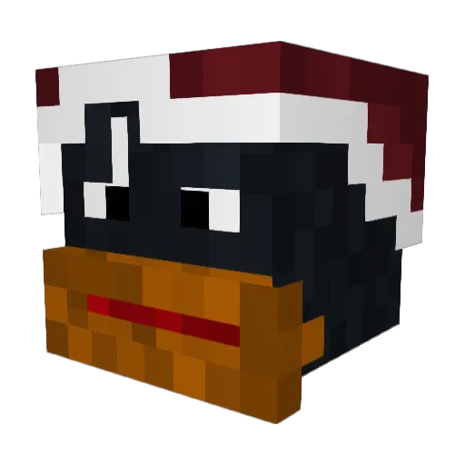 that_user Minecraft avatar head, 3D render