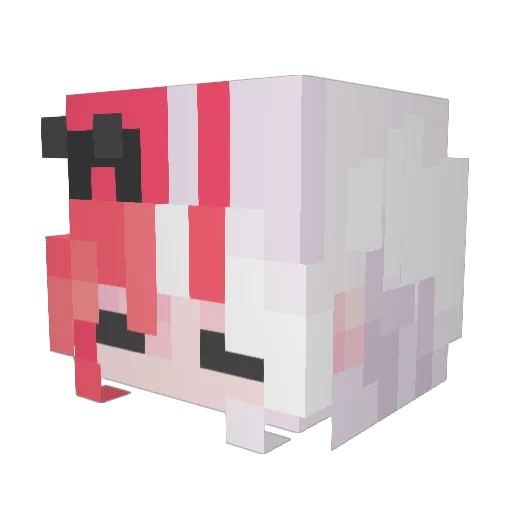 thatadrianakid Minecraft avatar head, 3D render