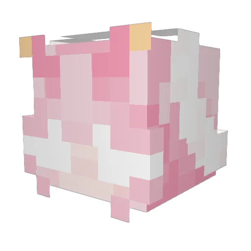 thatbotanist Minecraft avatar head, 3D render