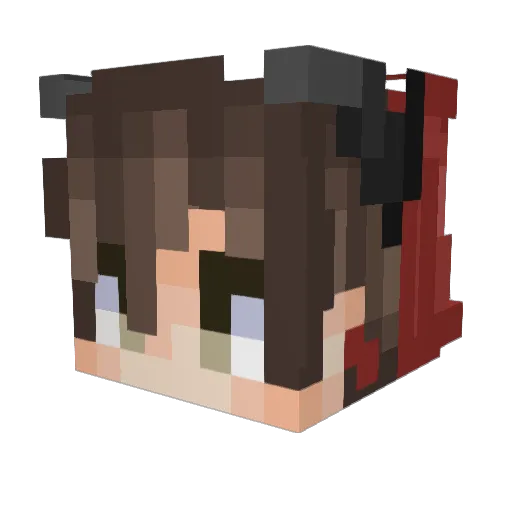 thatboywonder Minecraft avatar head, 3D render