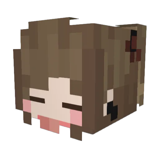 thatcupofcoffee Minecraft avatar head, 3D render