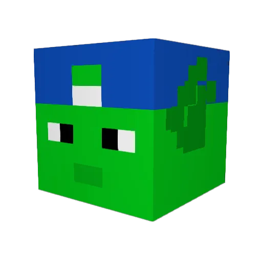 thatdenea Minecraft avatar head, 3D render