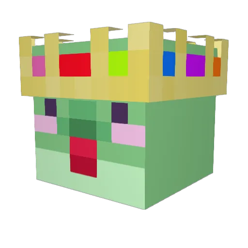 thatfroug Minecraft avatar head, 3D render