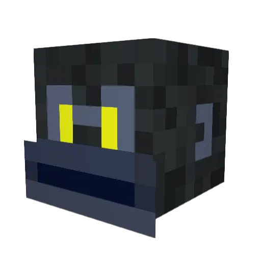 thatgr Minecraft avatar head, 3D render