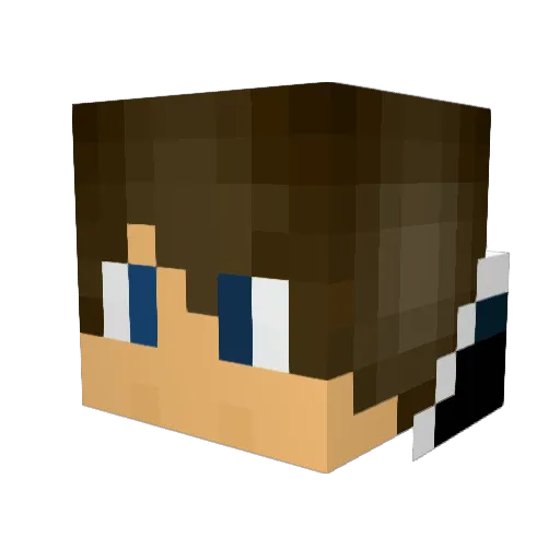 thatguy856 Minecraft avatar head, 3D render