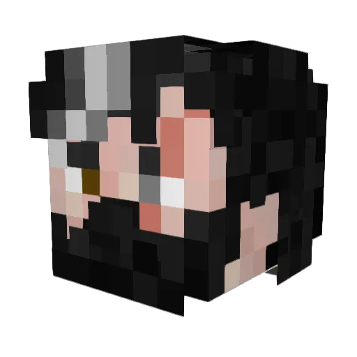 thatguyawake Minecraft avatar head, 3D render